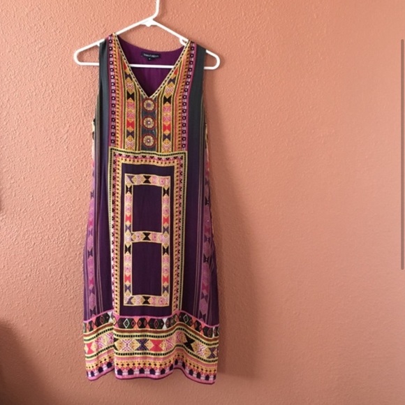 Anthropologie Dresses & Skirts - Anthropologie TANVI KEDIA rich multi colored Rayon shift dress